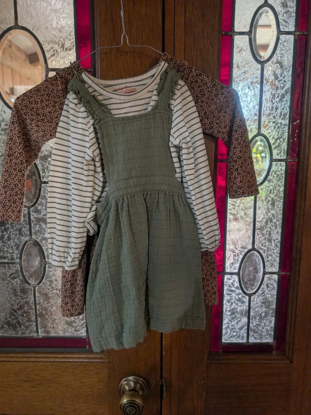 Toddler Girls long sleeve dresses, size 2T; qty 2